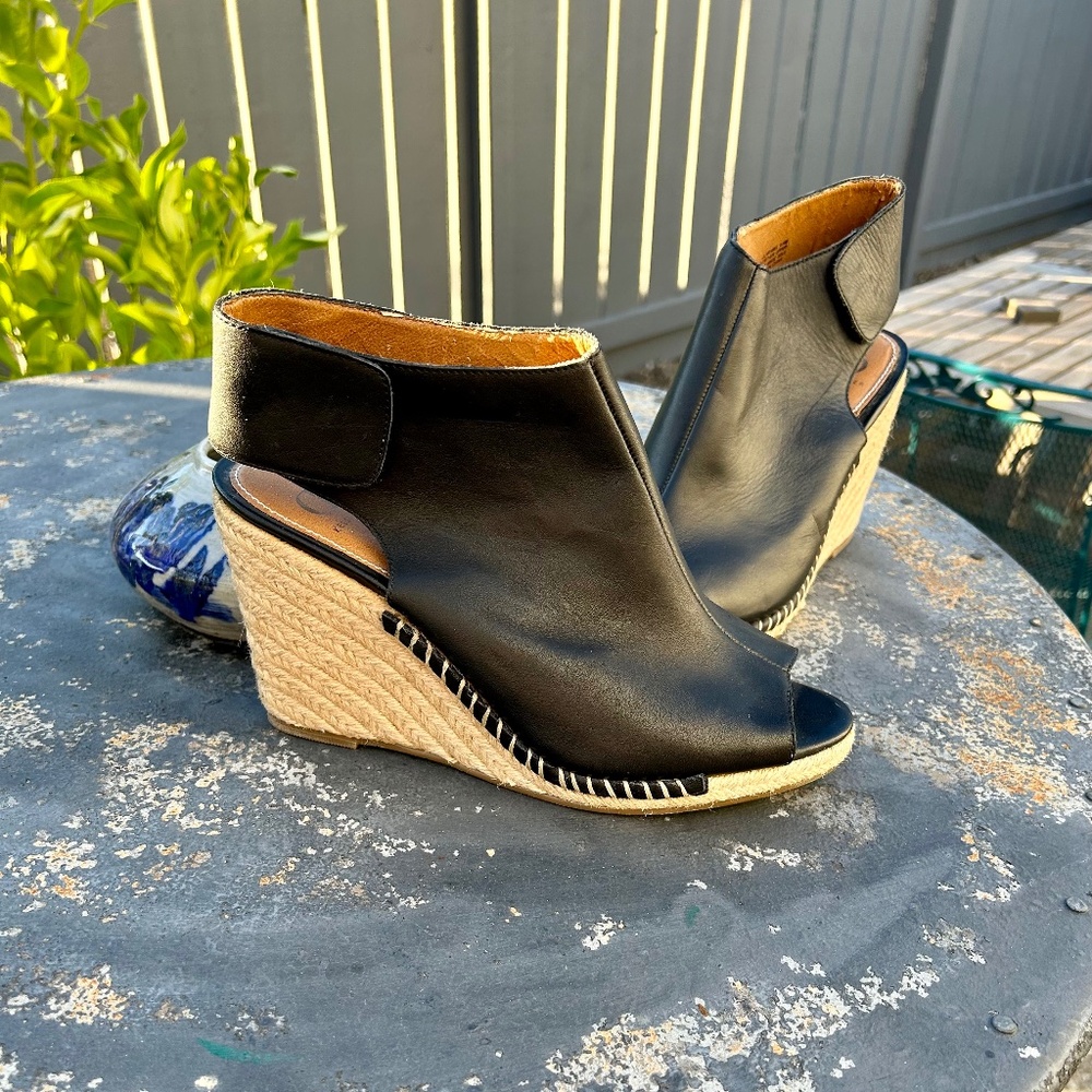 Kelsi Dagger Wedge open toe shoe
